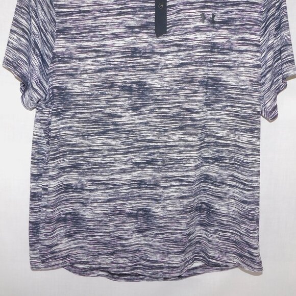 Under Armour Iso-Chill Mens 3XL Black White Cooling Loose Golf Polo Shirt - Picture 6 of 9